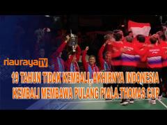 INDONESIA AKHIRNYA MEMBAWA PULANG THOMAS CUP 2021 | INDONESIA 3 : 0 CHINA